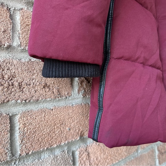 POINT ZERO |  Burgundy winter spring faux fur hooded snow jacket co… - Picture 3 of 16